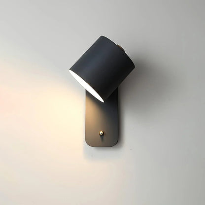 Simple Round Plug in Wall Light