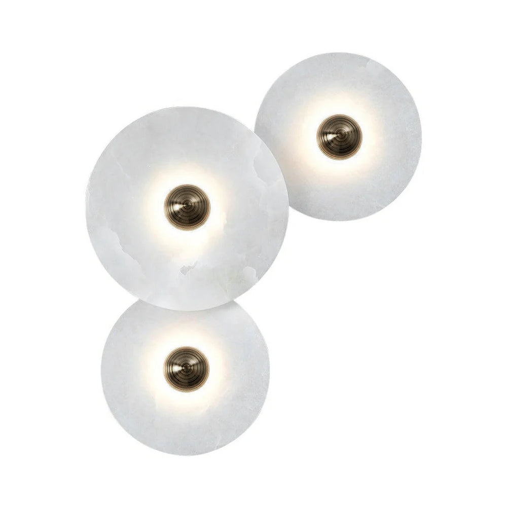 Classic White Round LED Ceiling Wall Light