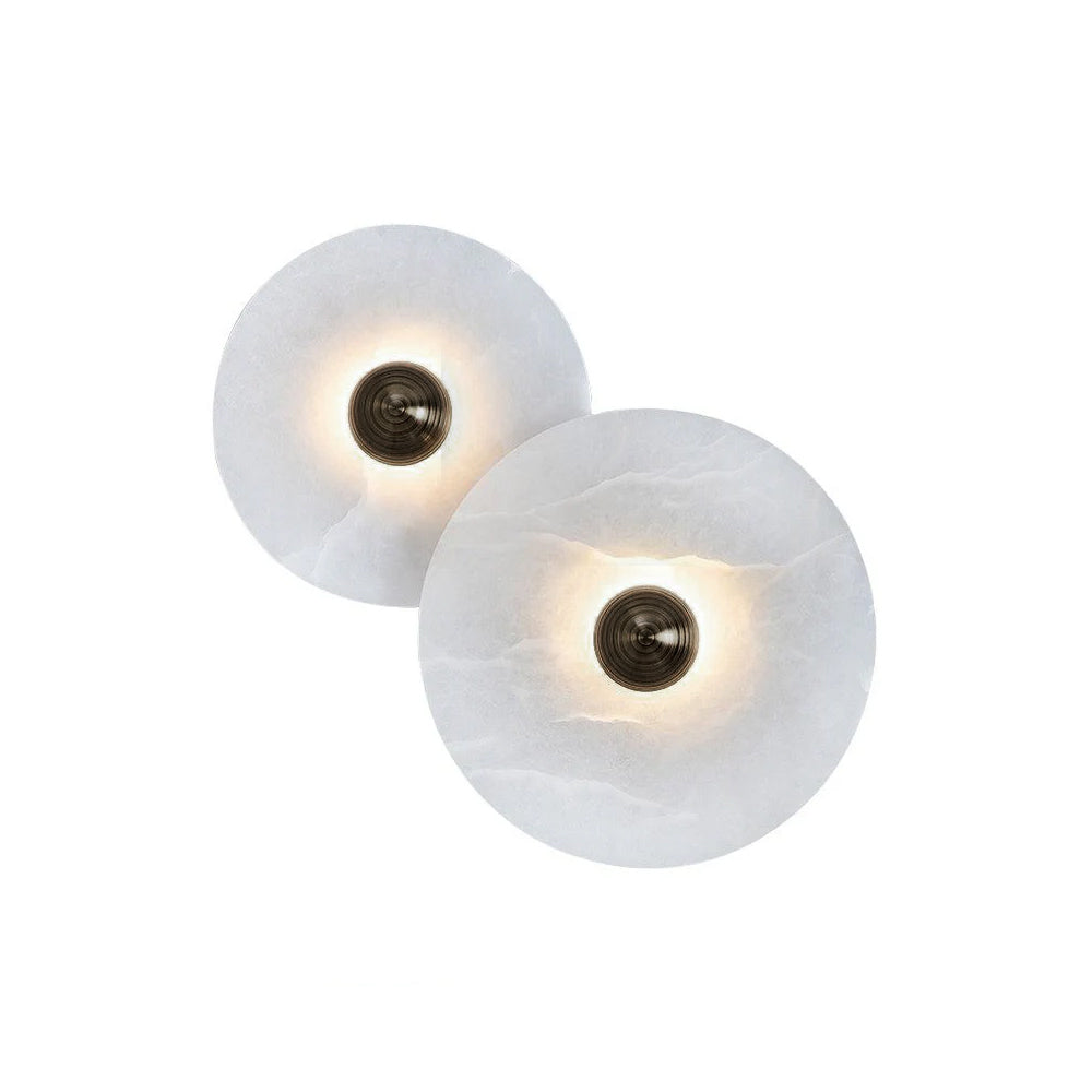 Classic White Round LED Ceiling Wall Light