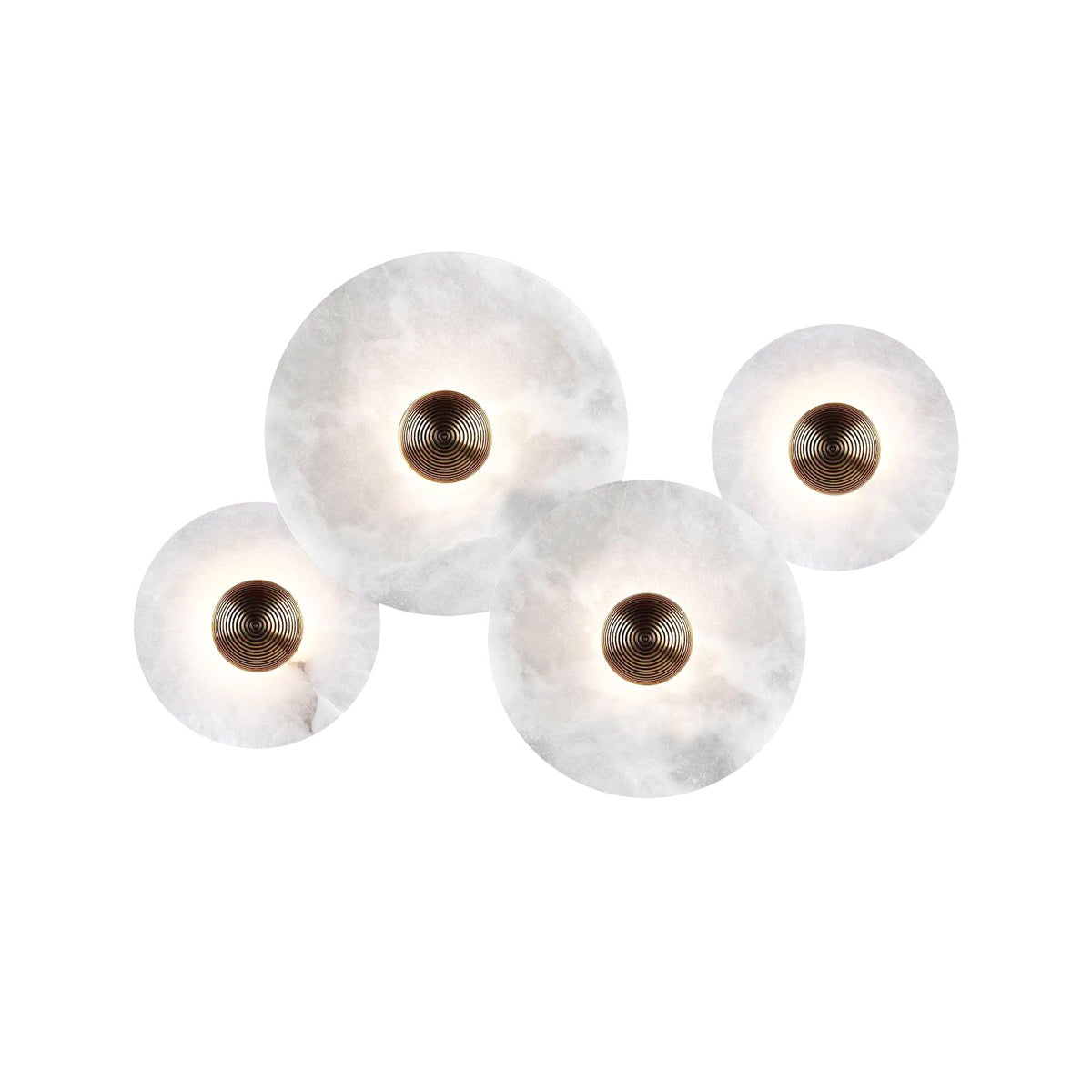 Classic White Round LED Ceiling Wall Light
