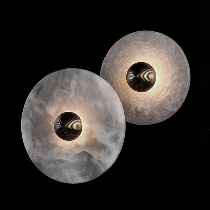 Classic White Round LED Ceiling Wall Light