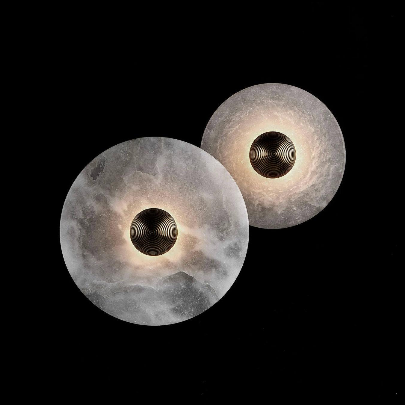 Classic White Round LED Ceiling Wall Light