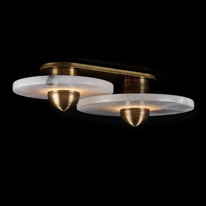 Classic White Round LED Ceiling Wall Light