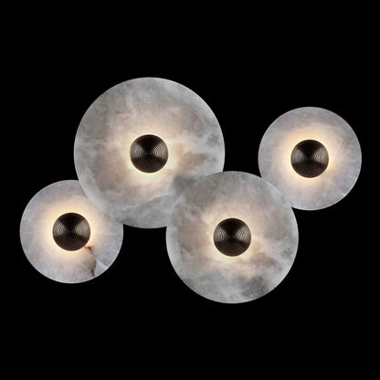 Classic White Round LED Ceiling Wall Light