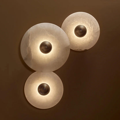 Classic White Round LED Ceiling Wall Light