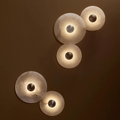 Classic White Round LED Ceiling Wall Light