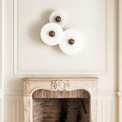 Classic White Round LED Ceiling Wall Light