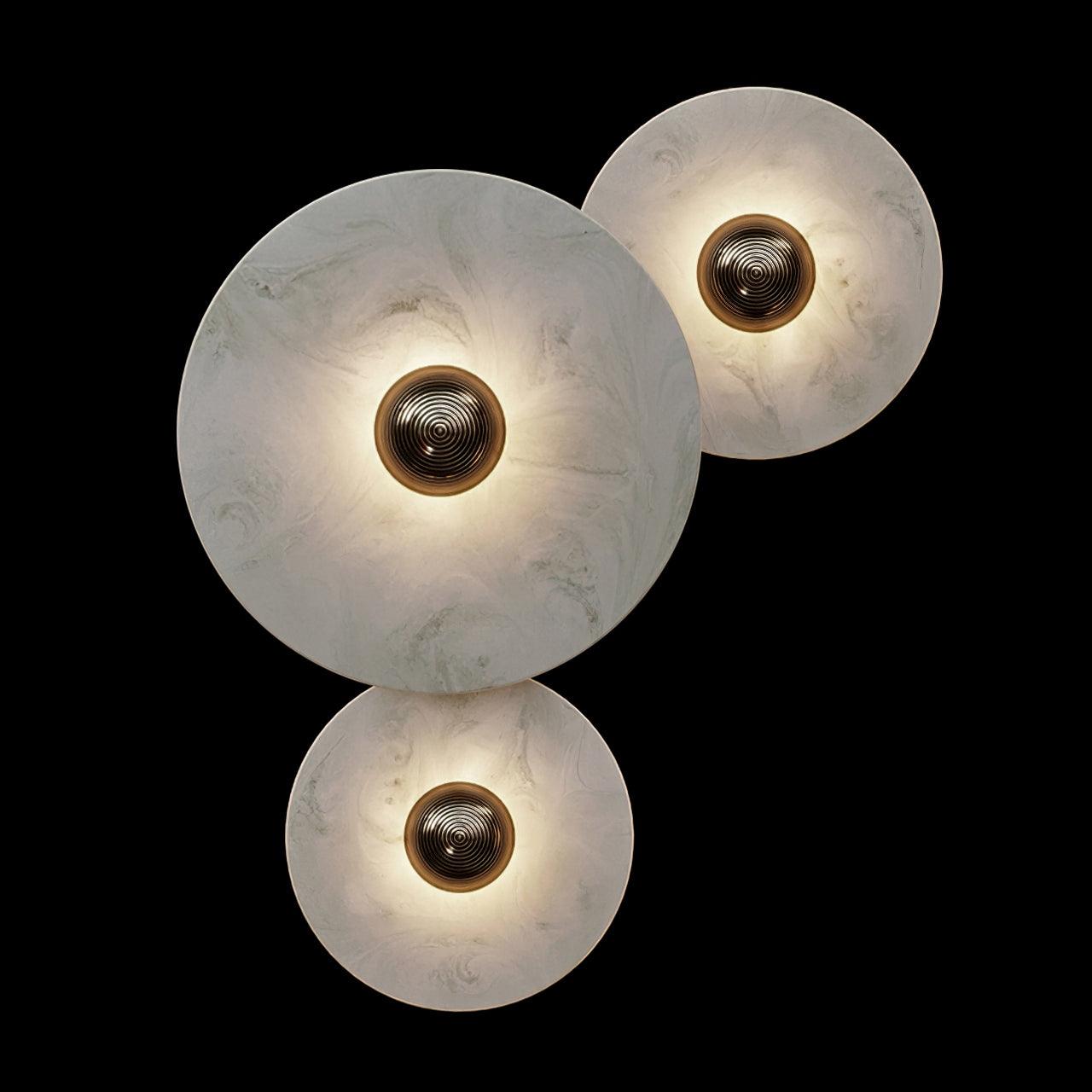 Classic White Round LED Ceiling Wall Light