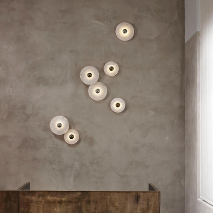 Classic White Round LED Ceiling Wall Light