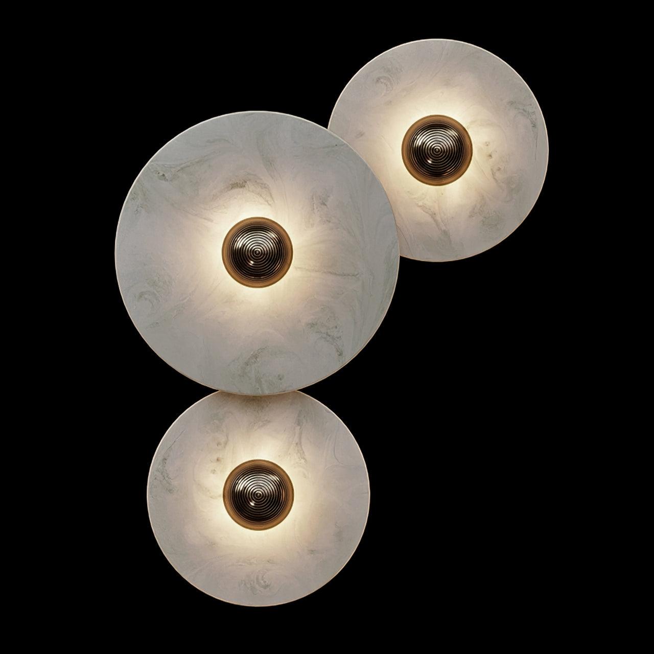 Classic White Round LED Ceiling Wall Light