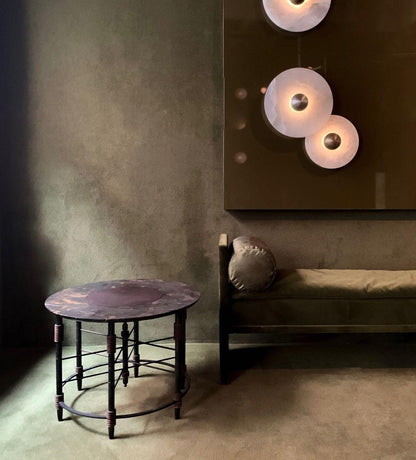 Classic White Round LED Ceiling Wall Light