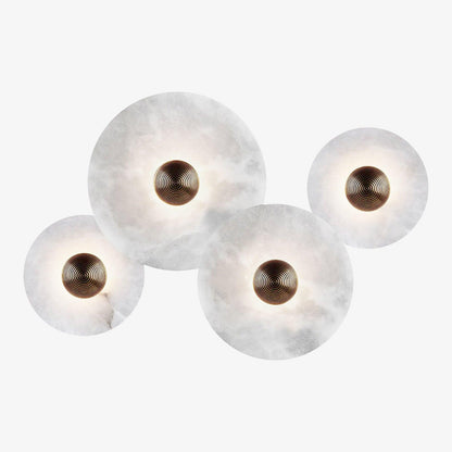 Classic White Round LED Ceiling Wall Light