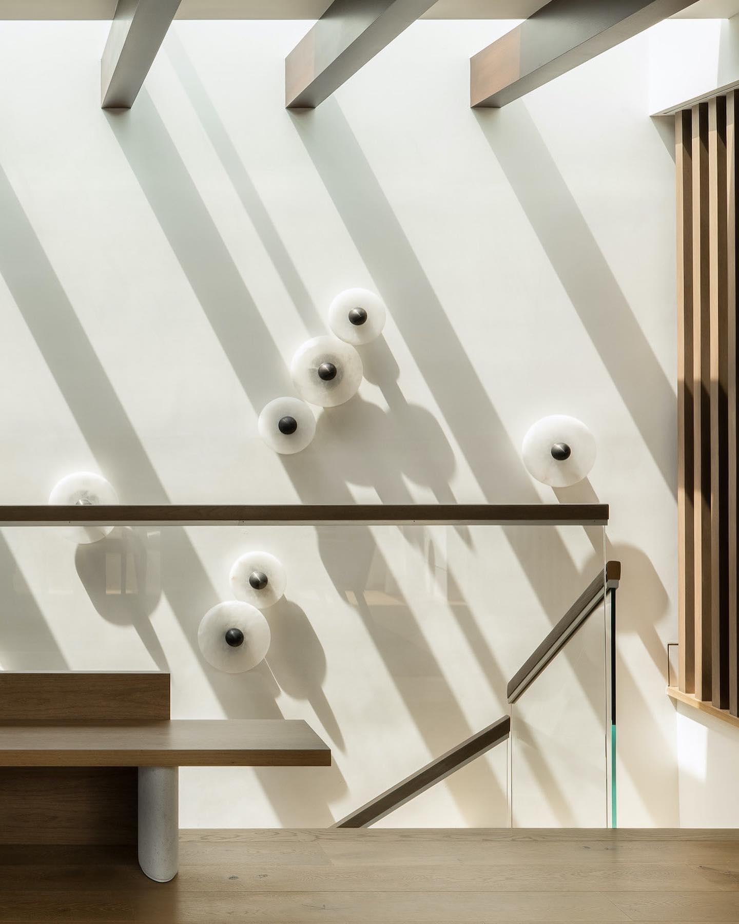 Classic White Round LED Ceiling Wall Light