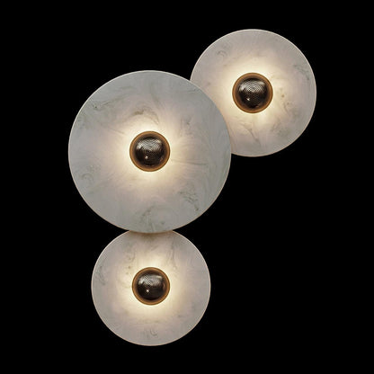 Classic White Round LED Ceiling Wall Light