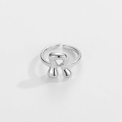 Personalized Fun Alphabet Initial Ring