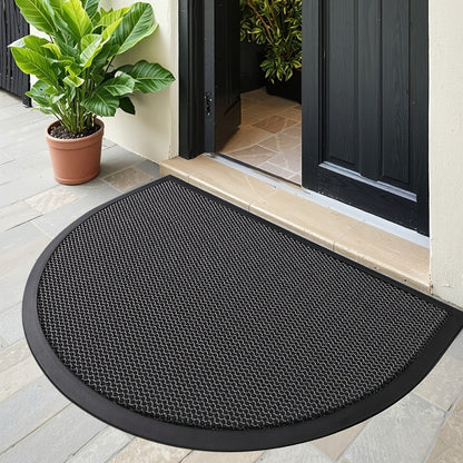 Waterproof Half Circle Door Mat for Entrance - Halri