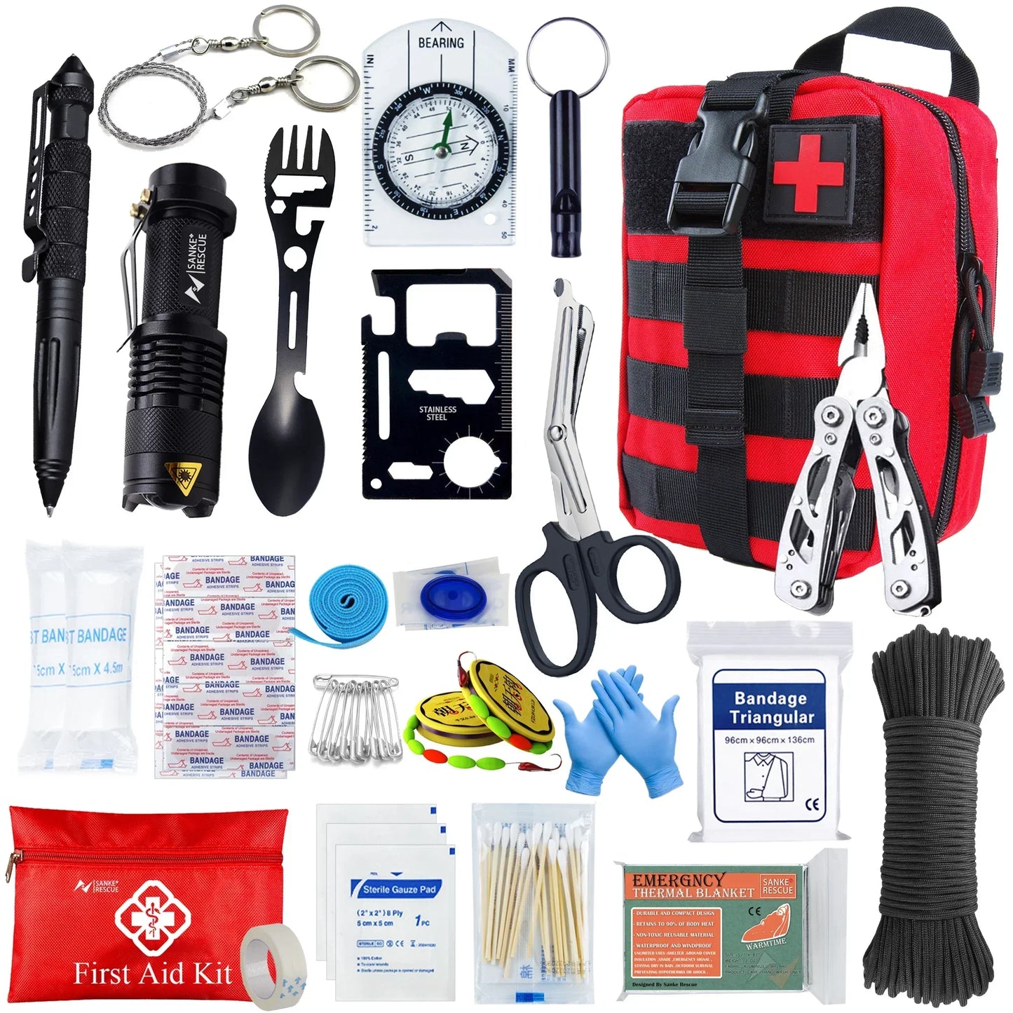Emergency Medical Kit Bag – Complete First Aid Backpack