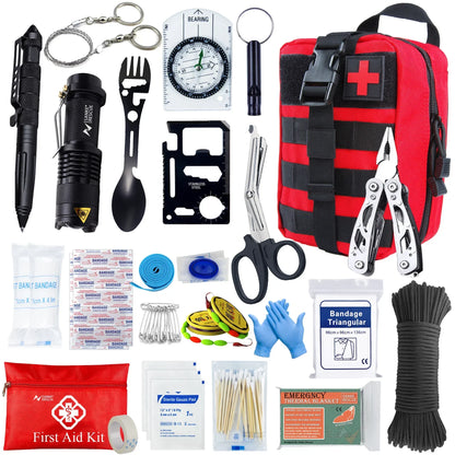 Emergency Medical Kit Bag – Complete First Aid Backpack