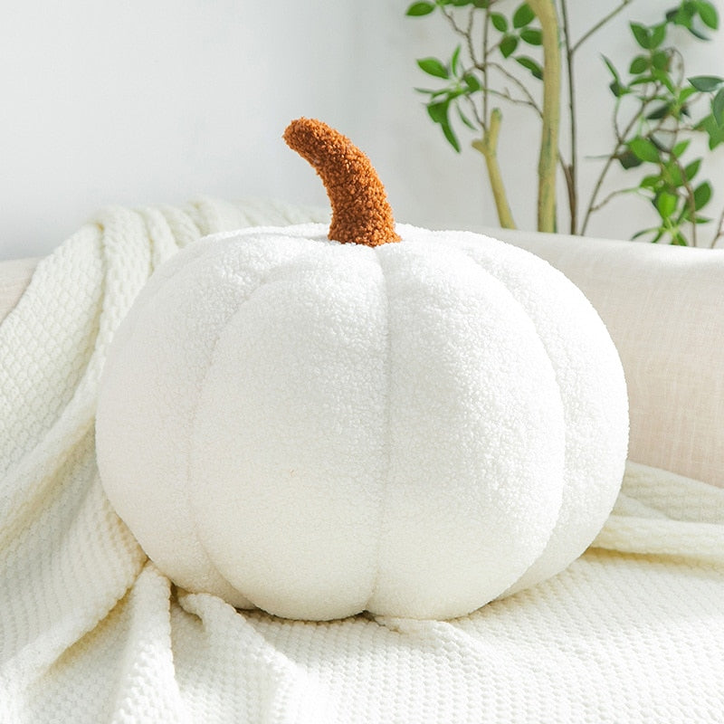 Cozy Orange Halloween Throw Pillows