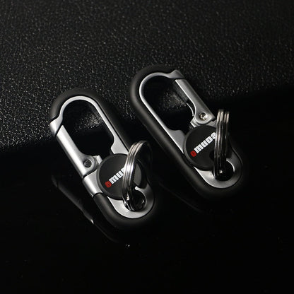 Strong Metal Dual Ring Key Holder Chain