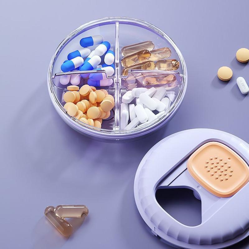 Compact Portable Daily Pill Box