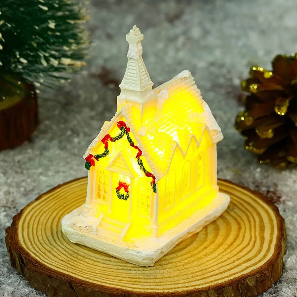 Beautiful Snowflake Christmas Village Houses