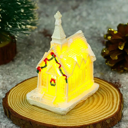 Beautiful Snowflake Christmas Village Houses