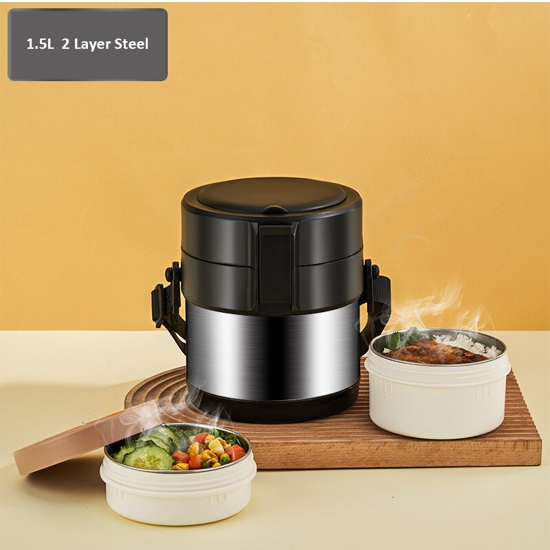 Insulated Food Container Stainless Steel Lunchbox - Halri