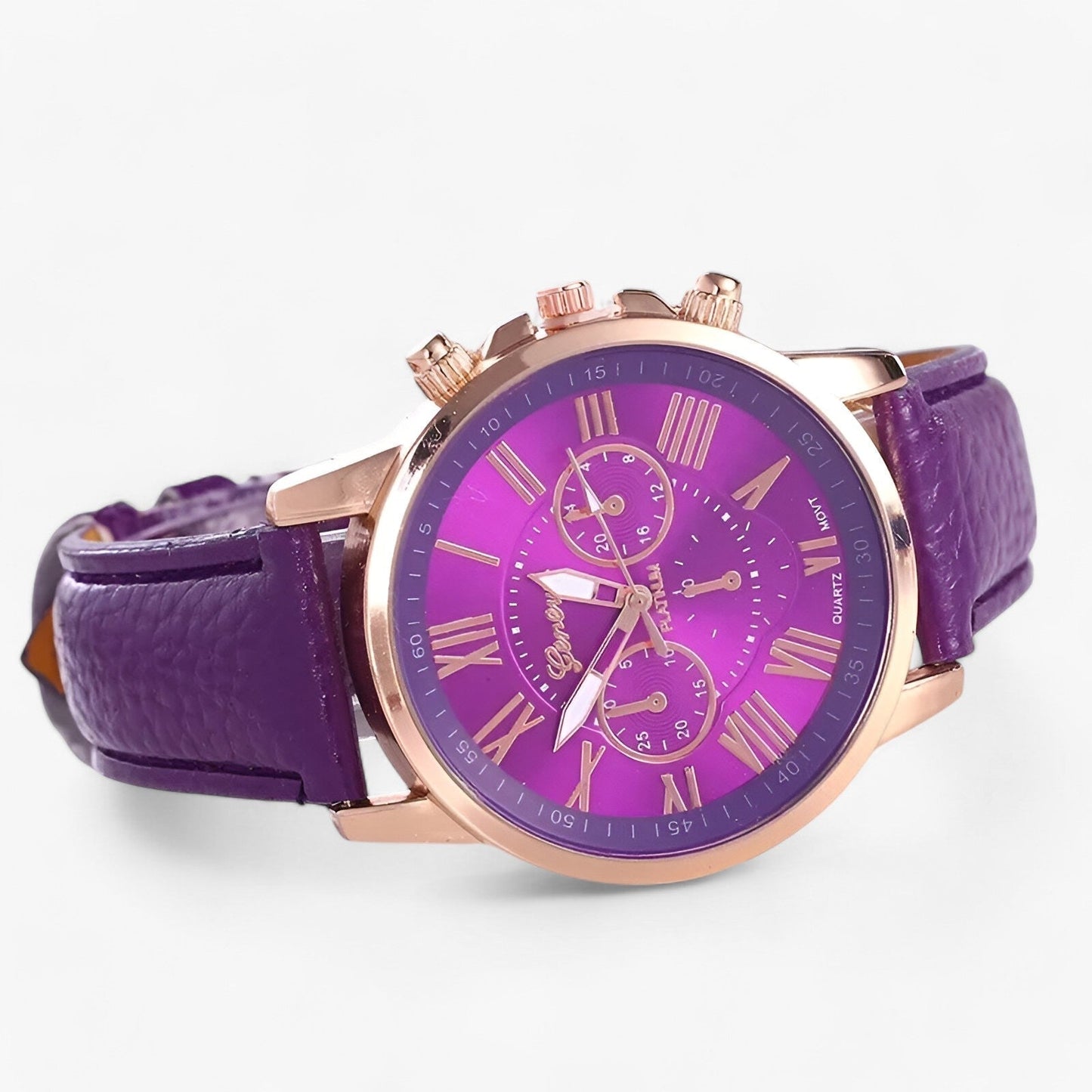 Waterproof Ladies Leather Watch 42mm