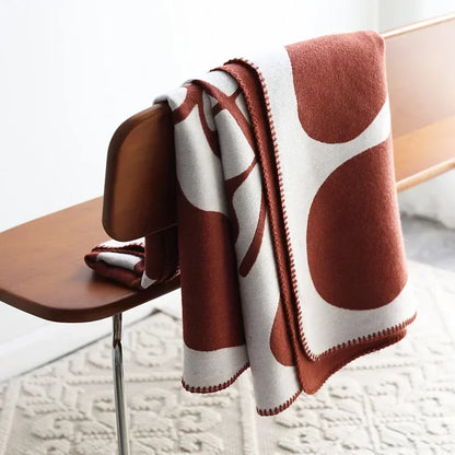 Cozy Plush Throw Blanket Soft Nordic Style