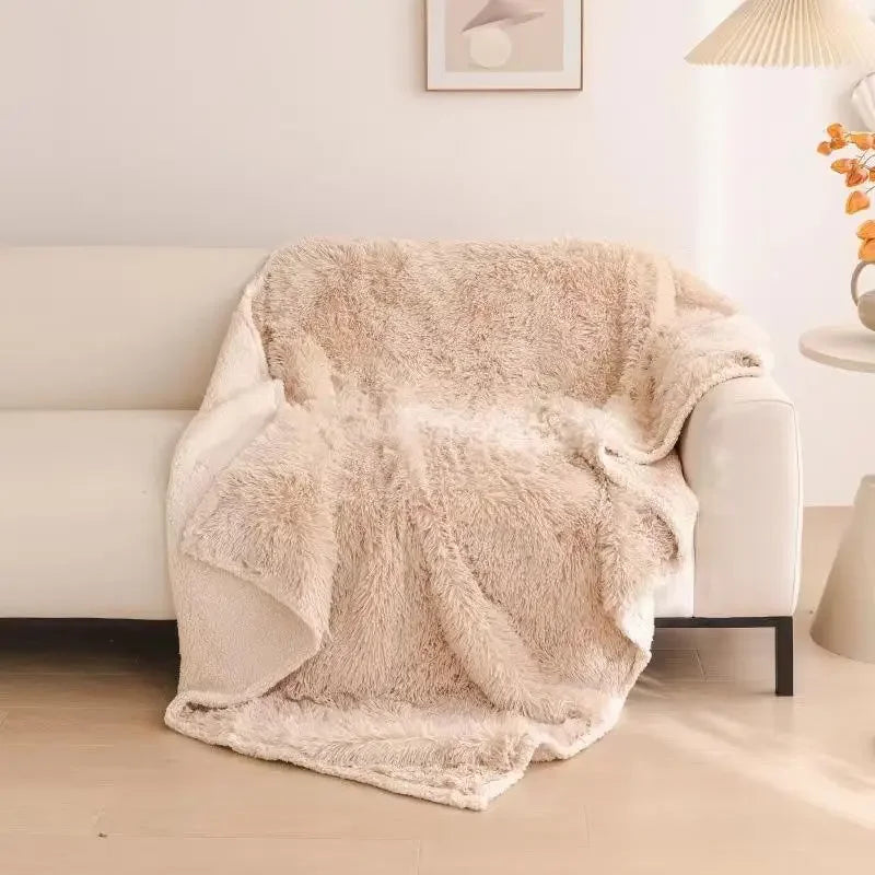 Cozy Plush Throw Blanket Soft Warm Microfiber