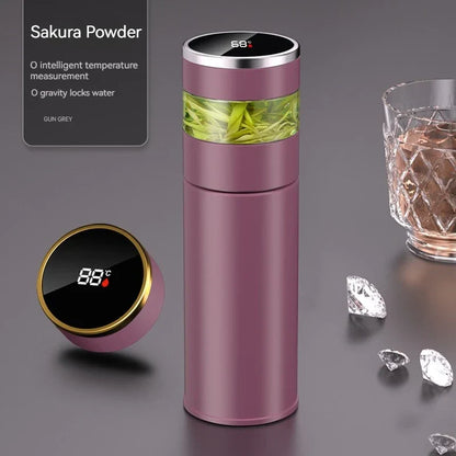Insulated Water Bottle with LED Temp Display