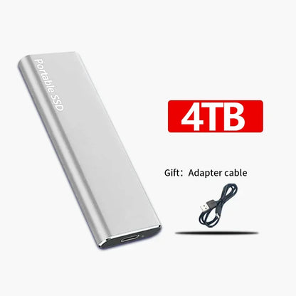 Fast USB External Solid State Hard Drive Storage
