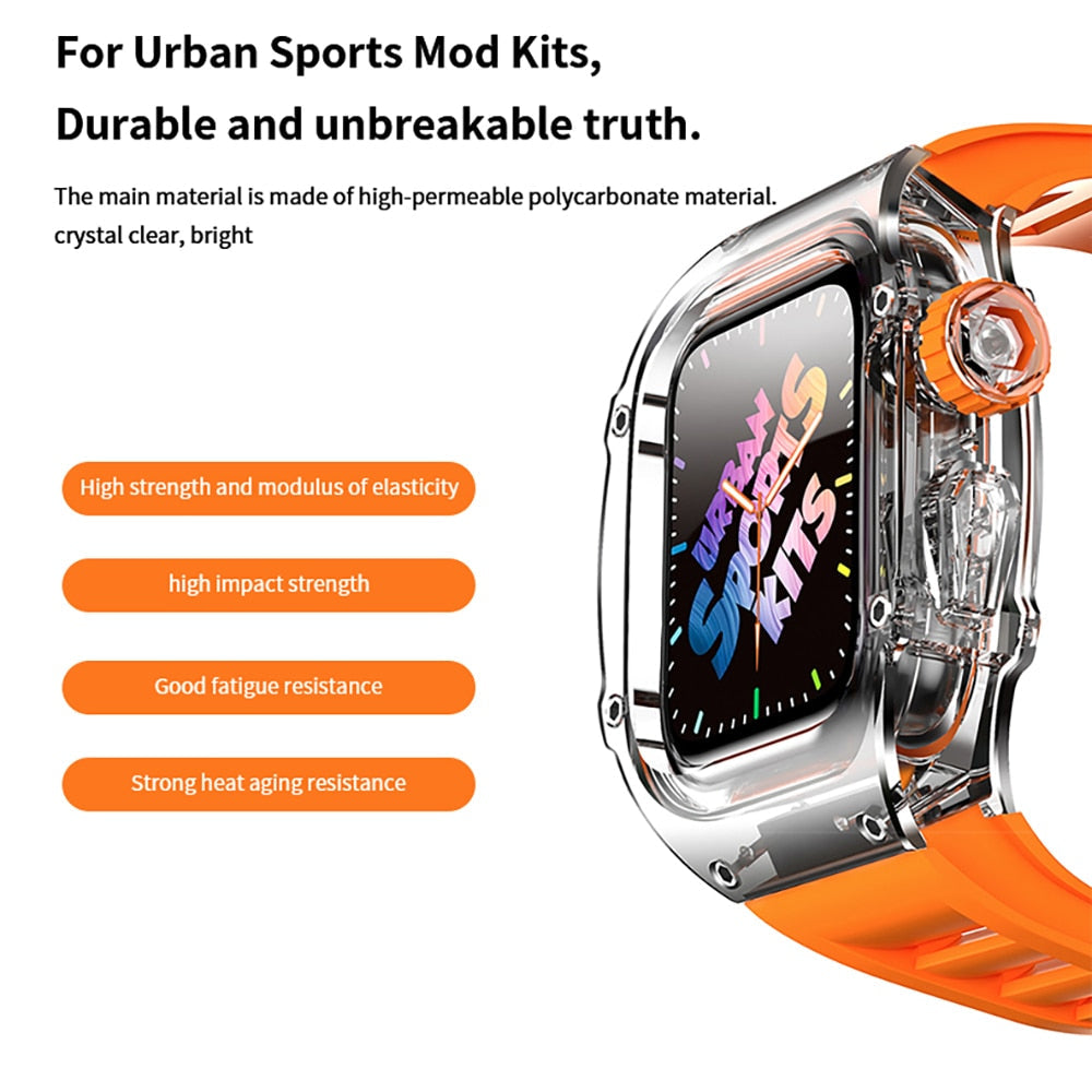 Clear Universal Smartwatch Strap Accessory Kit - Halri