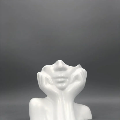 Happy Floral Garden Pot Statue