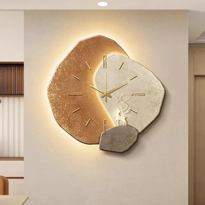 Simple Nordic Wooden Wall Clock