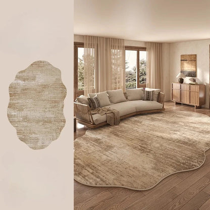 Soft Shaggy Area Rug Lamp for Home Decor