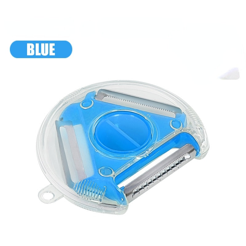 Easy 3-in-1 Stainless Steel Vegetable Peeler