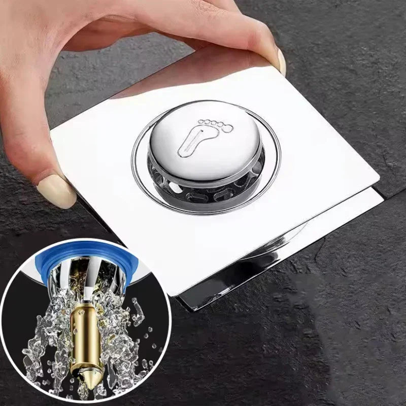 Odor-Free Pop Up Bathroom Drain Screen