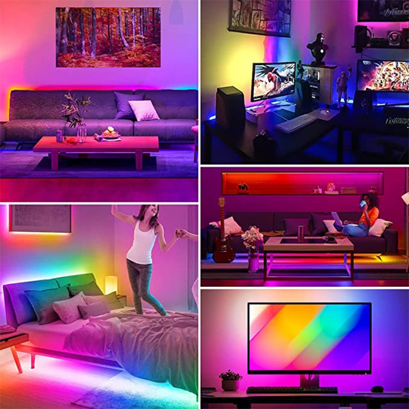 Colorful Flexible LED Tape Light, 5V