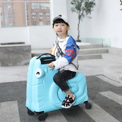 Fun Ride On Kids Luggage Trolley