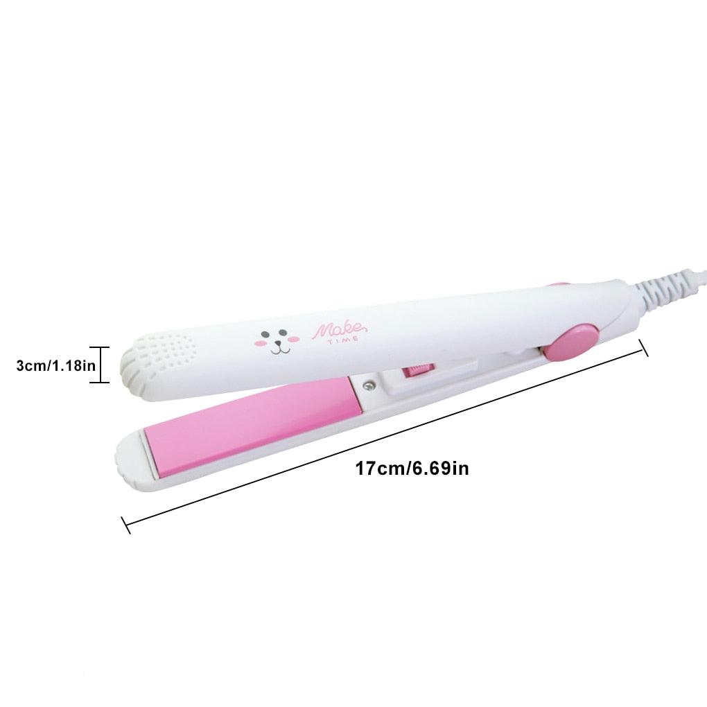 Compact 2 in 1 Hair Straightener Curler