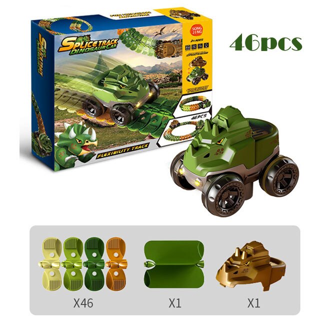 Fun Dinosaur Racing Track Playset Toy - Halri