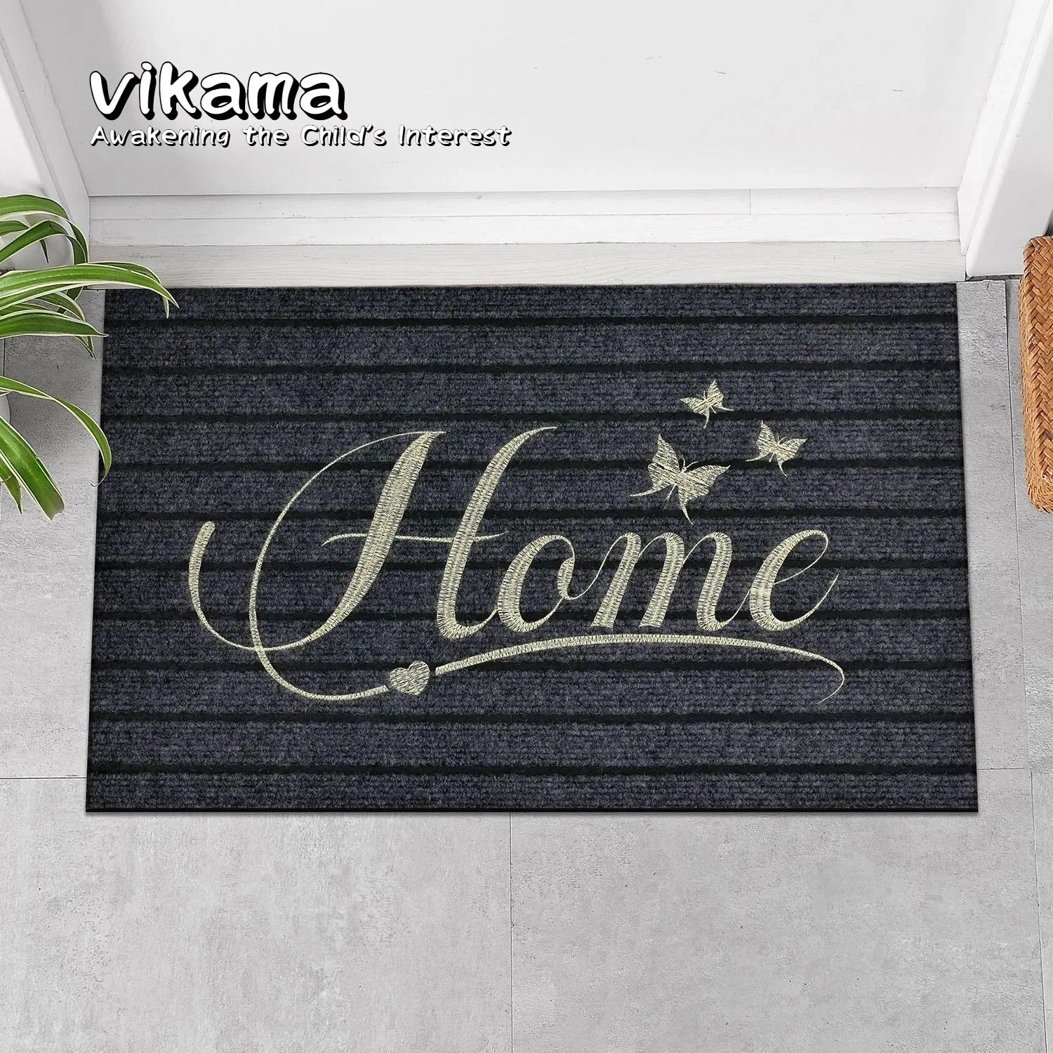 Simple Anti-Slip Letter Door Mat - Halri