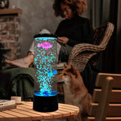 Soothing Ocean Bubble Table Lamp