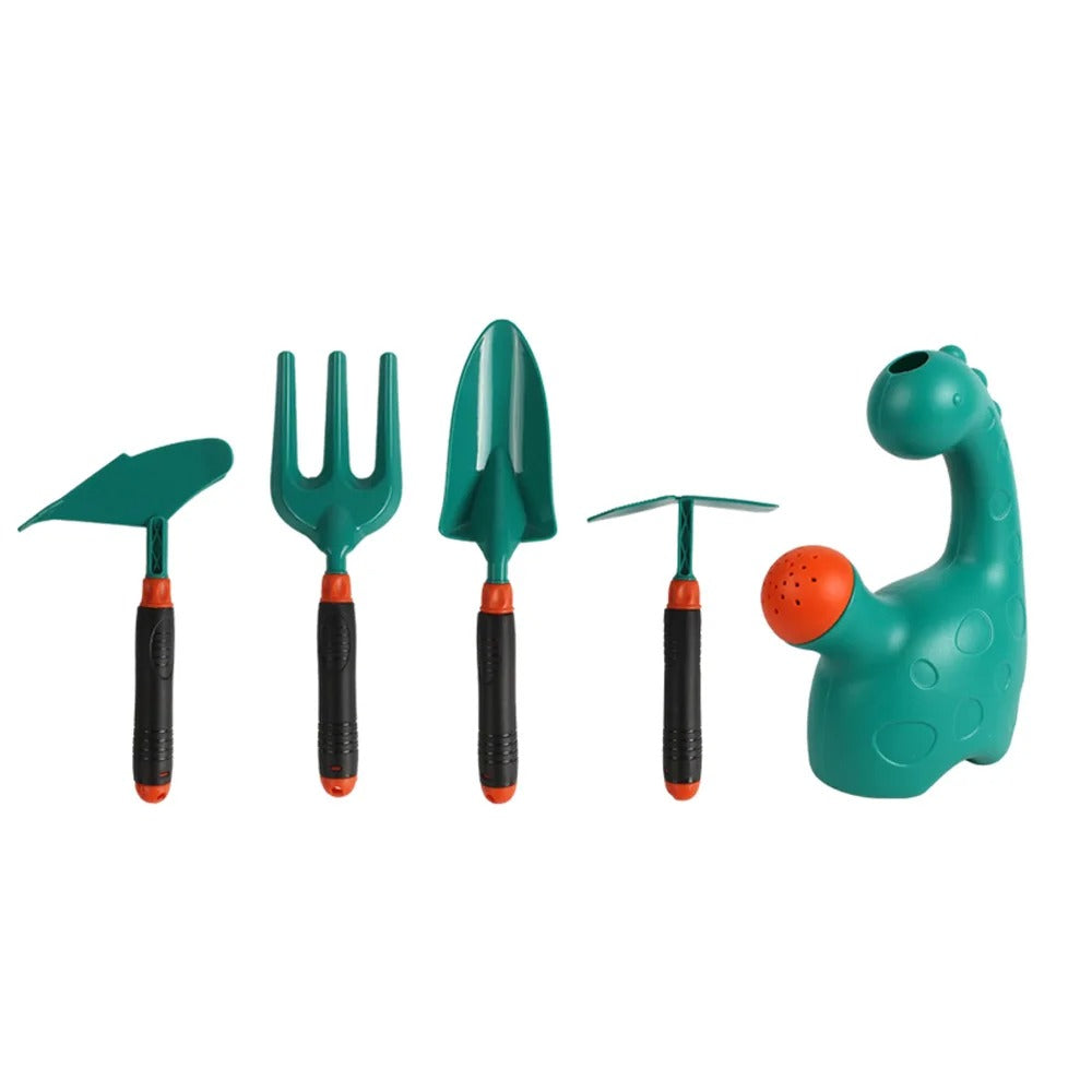 Kids Garden Tool Kit with Wheelbarrow and Watering Can