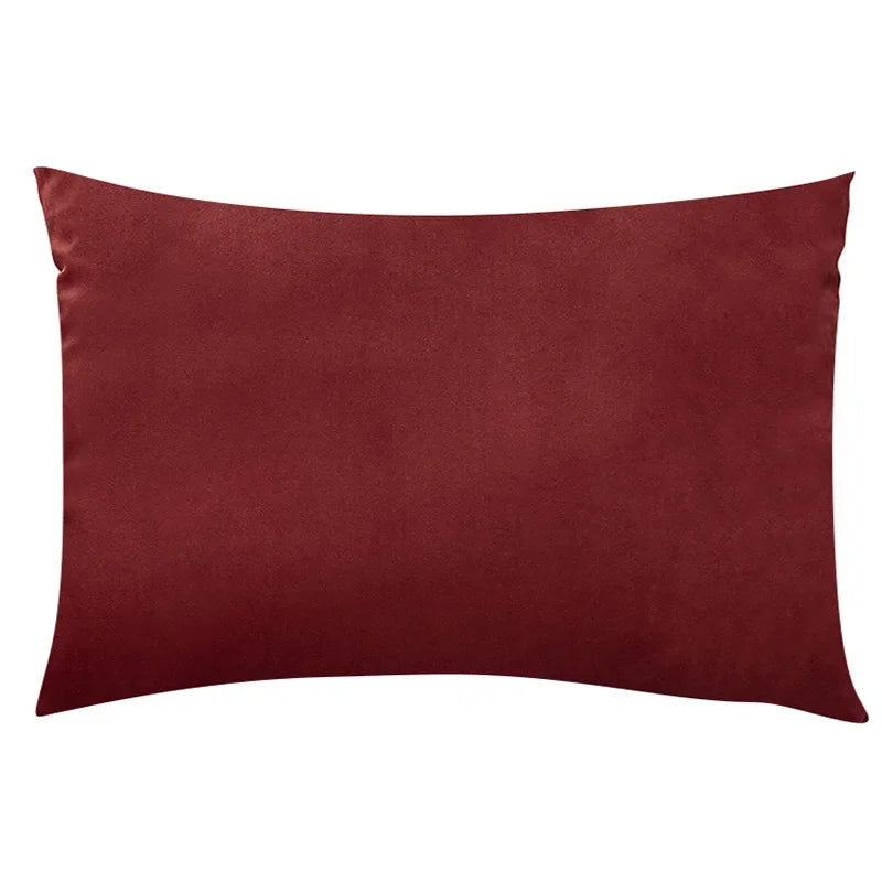 Elegant Black Velvet Pillow Cover