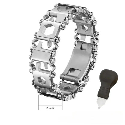Durable Steel Survival Tool Bracelet