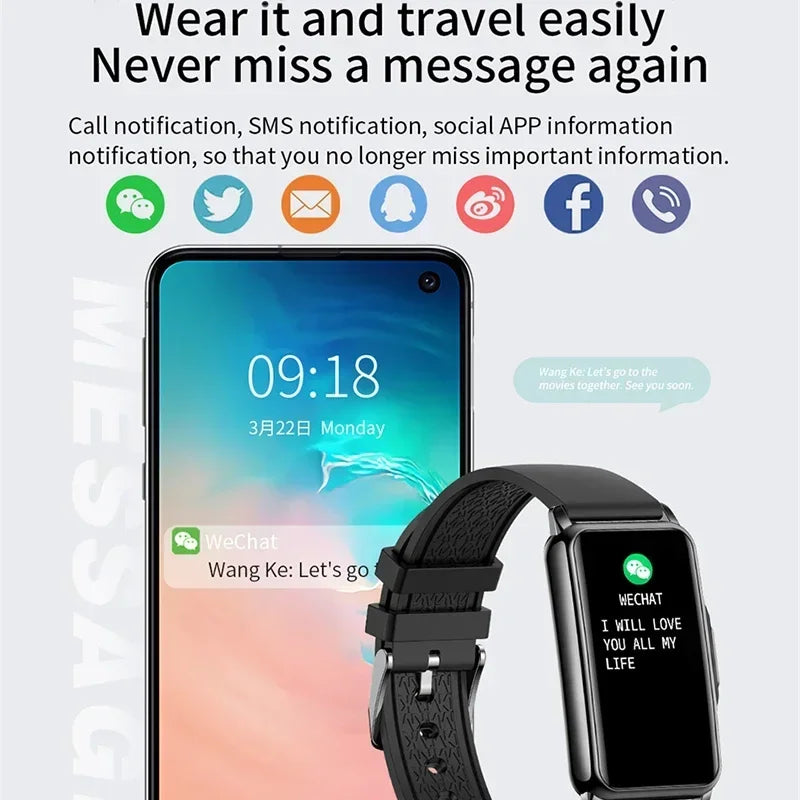Waterproof Touch Fitness Tracker Watch for Men Women