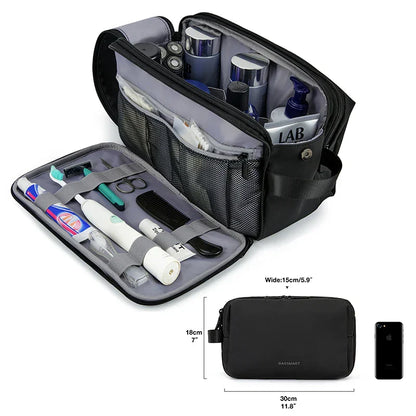 Compact Travel Toiletry Bag for Men and Women